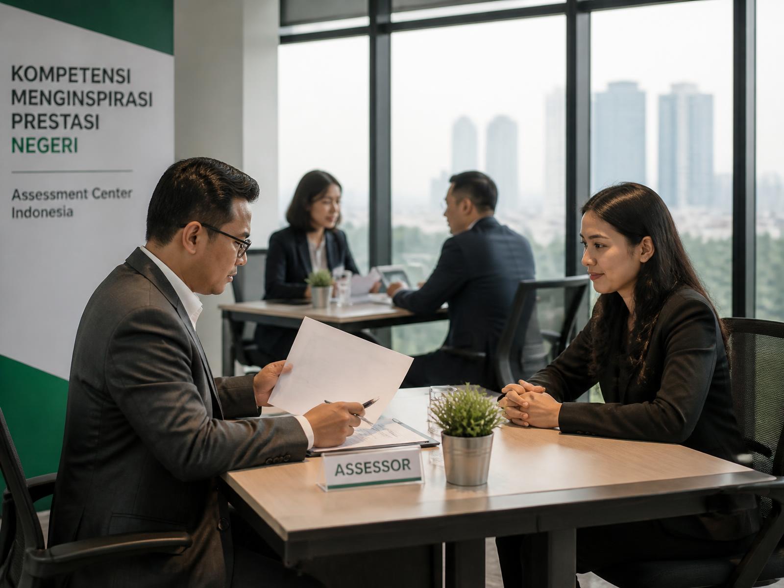 Sesi asesmen kompetensi profesional